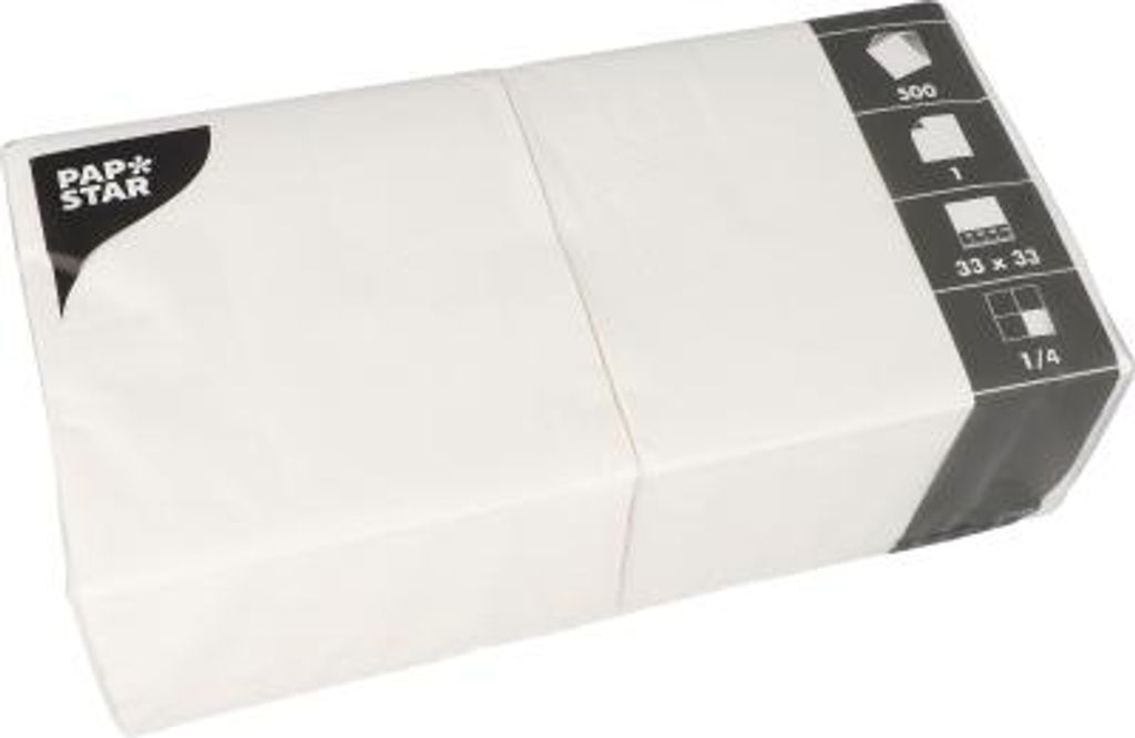 Papstar 12391, Weiß, Seidenpapier, Einfarbig, 17 g/m², 330 Produktbild 