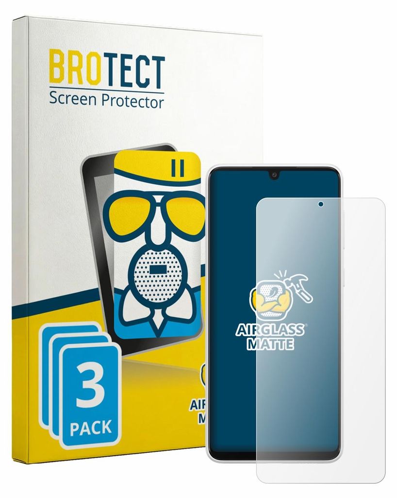3x BROTECT Entspiegelungs Schutzglas für Samsung Galaxy A33 Produktbild 