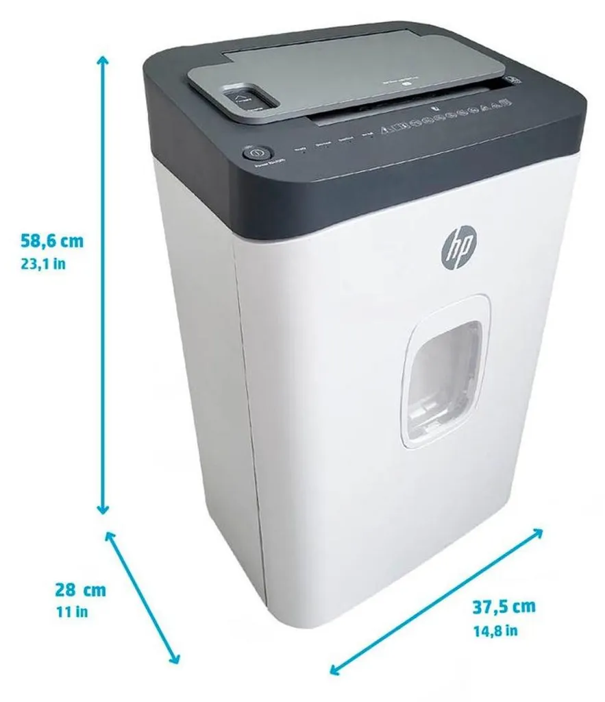 Destructeur de documents pour bureau HP OneShred Auto 28L - 18