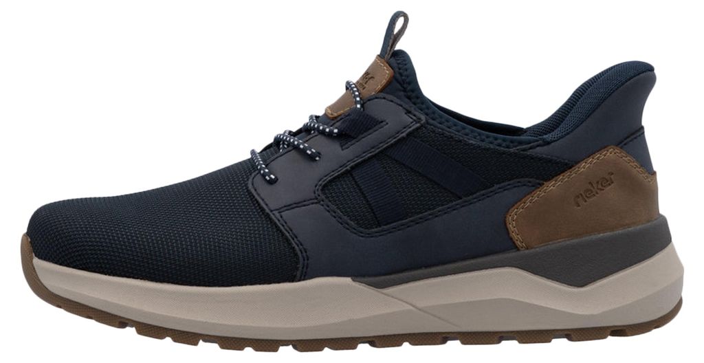Rieker  Herrenschuhe Slipper Blau Freizeit Produktbild 