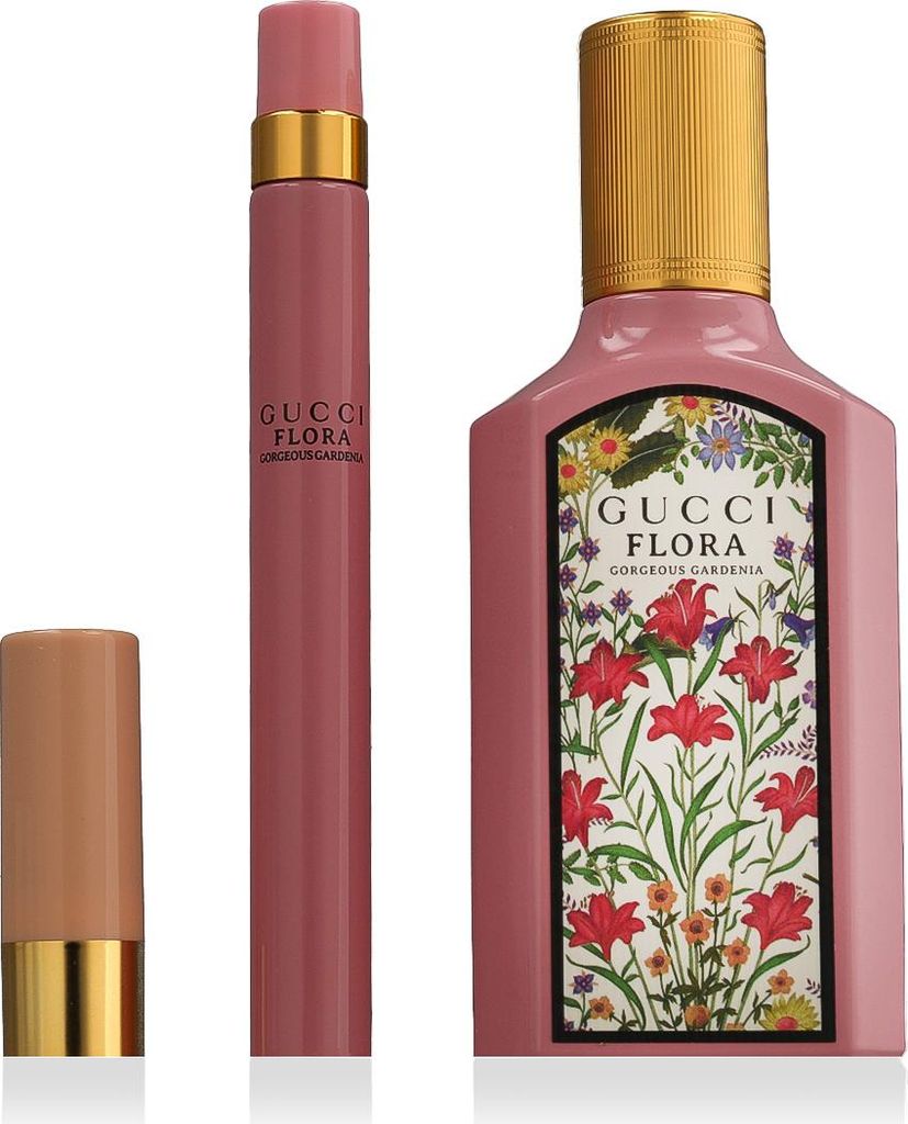 Gucci Flora Gorgeous Gardenia Eau de Parfum 50ml + 10ml & Matte Lip Colour 1g