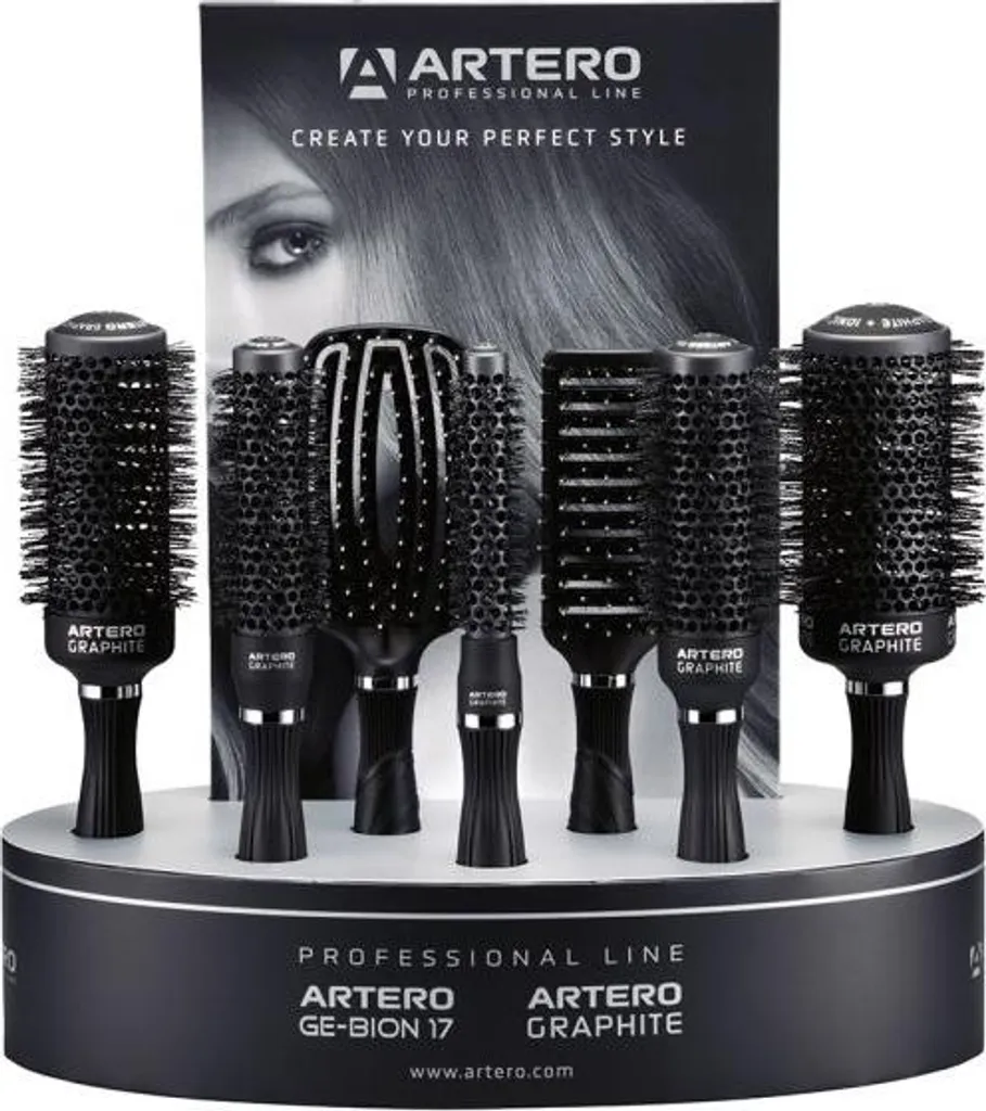 Set de 7 pinceaux Artero Graphite pour coloration et balayage pro
