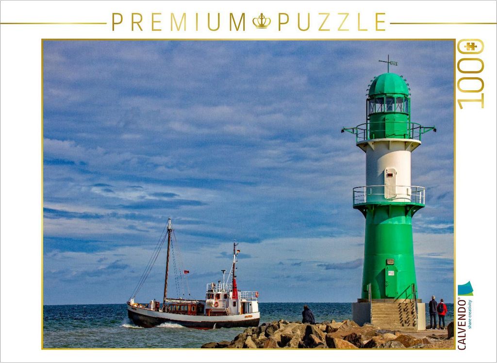 CALVENDO Puzzle Fischkutter | 1000 Teile Lege-Größe 64x48cm Foto-Puzzle für glückliche Stunden