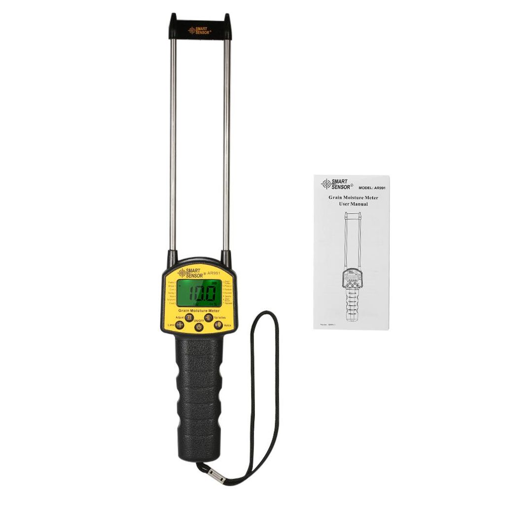 Praktický digitálny merač vlhkosti LCD s meracou sondou na Obrázok produktu 