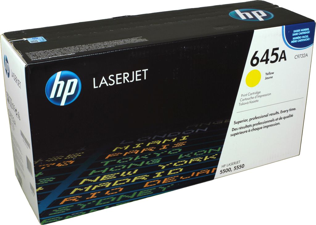 HP 645A Gelb Original LaserJet Tonerkartusche, 12000 Produktbild 