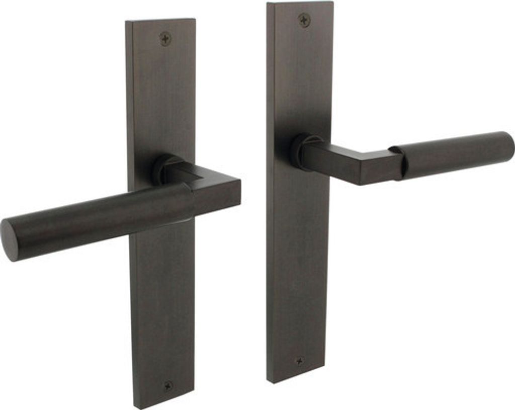 Langschildgarnitur Intersteel Baustil Blind anthrazit matt Produktbild 