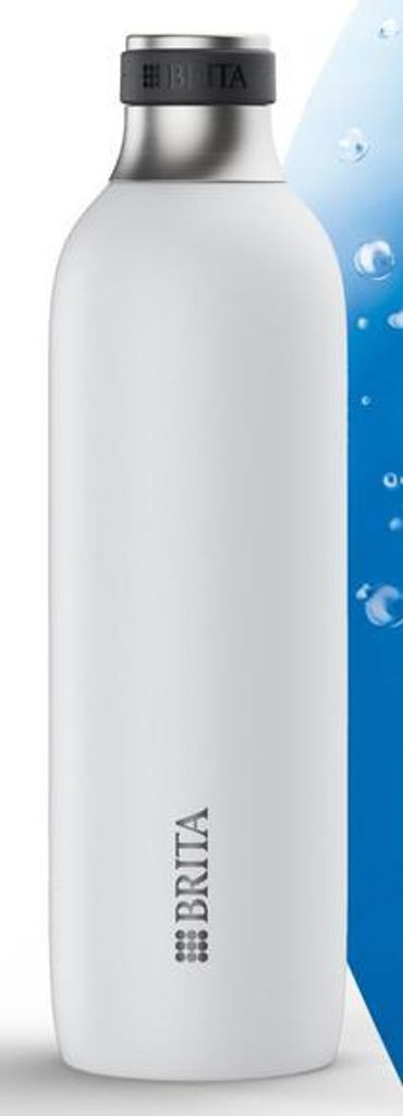 BRITA sodaTRIO 1 l biela fľaša na sýtenie oxidom uhličitým Obrázok produktu 