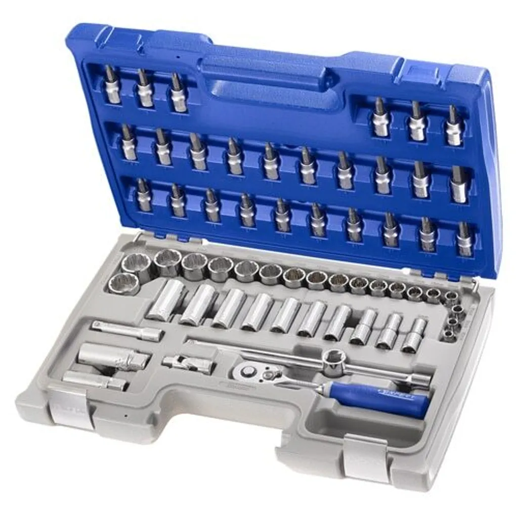 Coffret Clés à Douille 3/8' Métrique Gamme Expert - Set de 61 Pièces