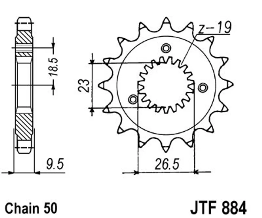 Pignone Racing JT 530 21 Denti - Performance e Precisione 23mm - 2