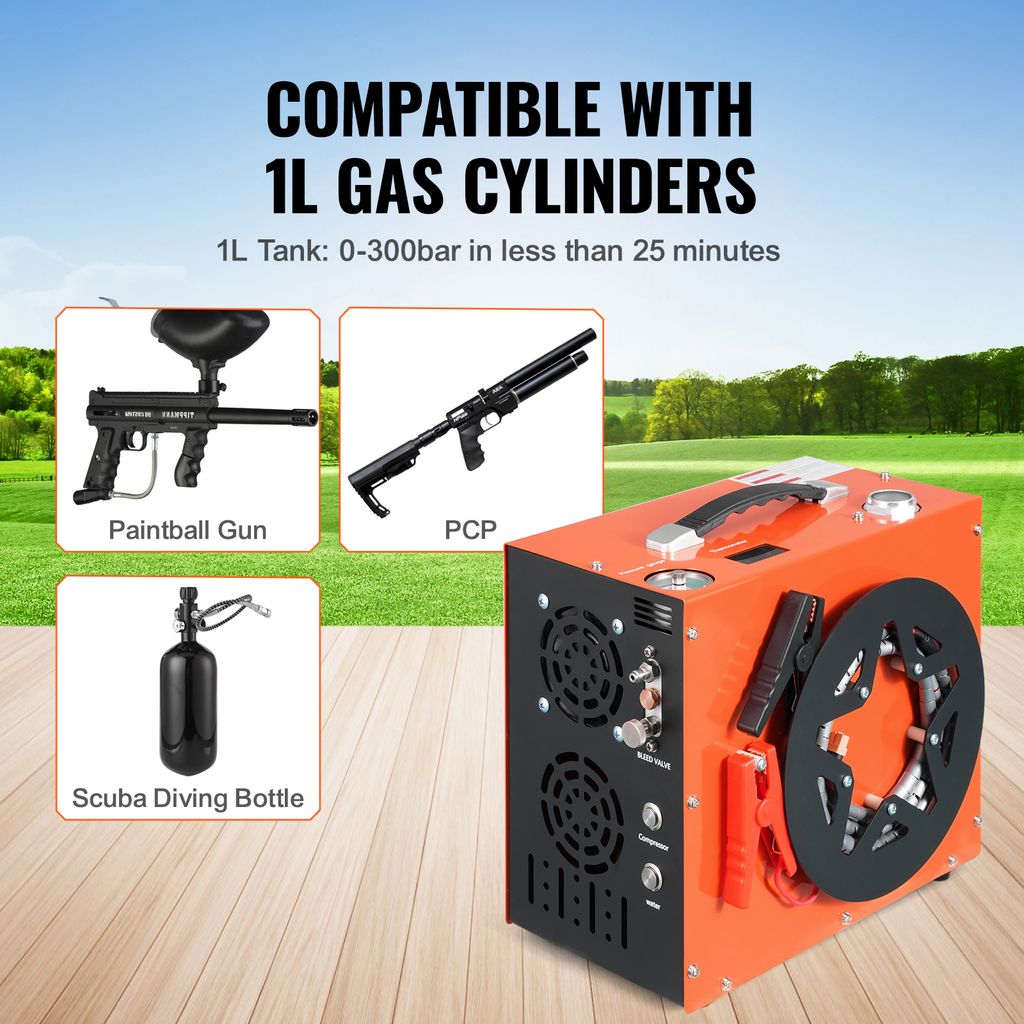 Portable 4500Psi Pcp Compresseur D'air pour Voiture Senegal