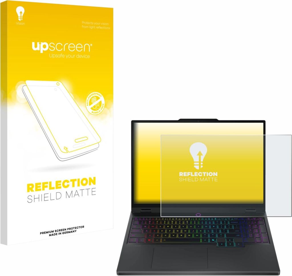 upscreen Schutzfolie für Lenovo Legion 5i Gen 10 15" Produktbild 