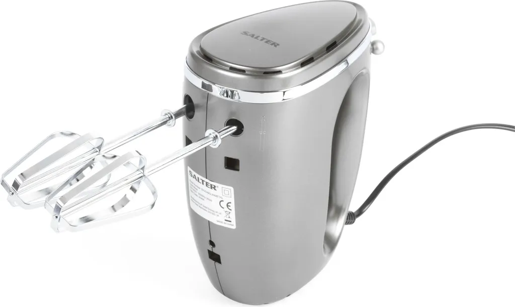Batteur à main Salter Cosmos 300 W, mélangeur 5 vitesses noir et gris