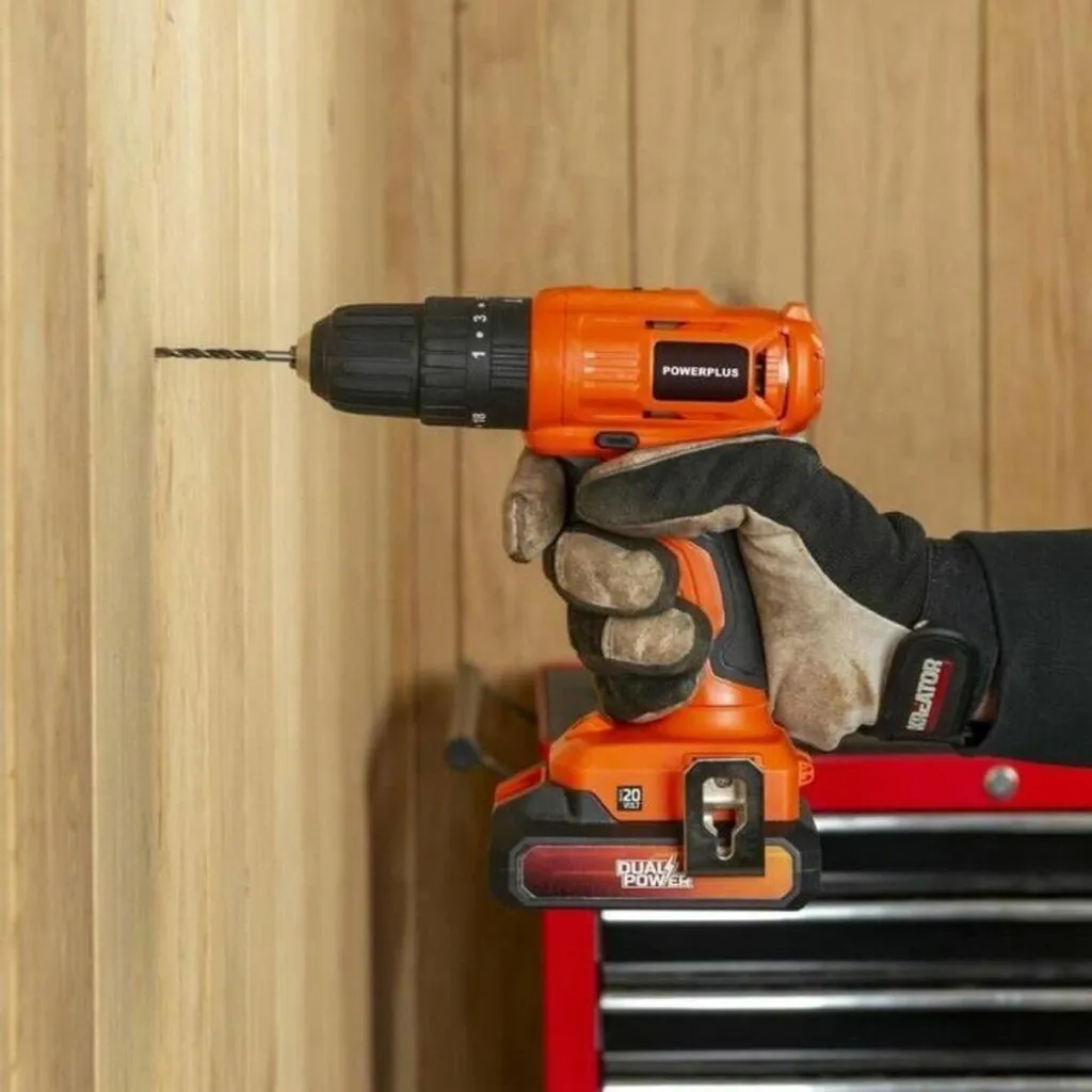 Perceuse à percussion sans fil 20V Dual Power 3 en 1 complète et robuste - 6