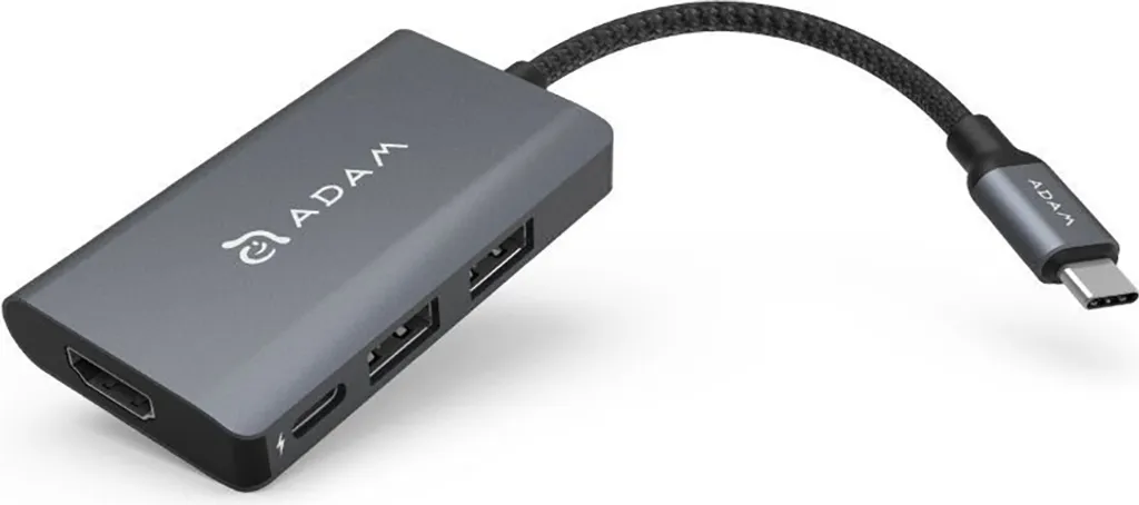 Hub USB-C 4 Ports Ultra Rapide Boîtier Aluminium Léger
