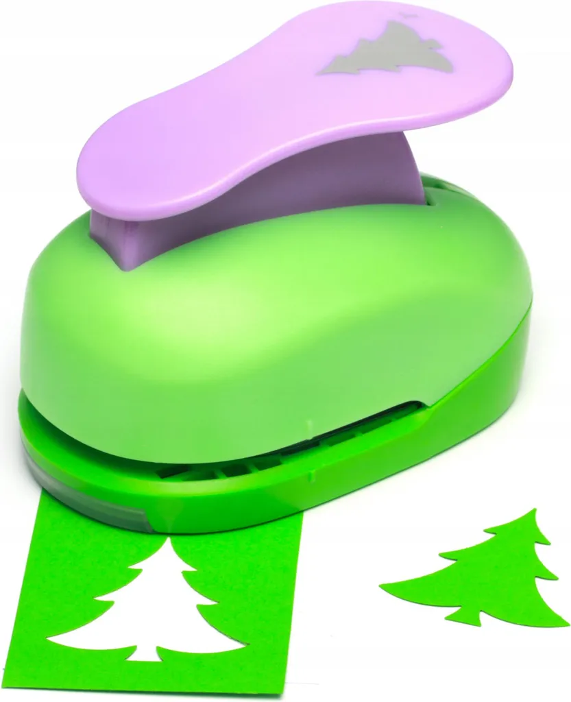 Fustella Natalizia 5 cm Albero di Natale - Ideale per Lavoretti Bambini