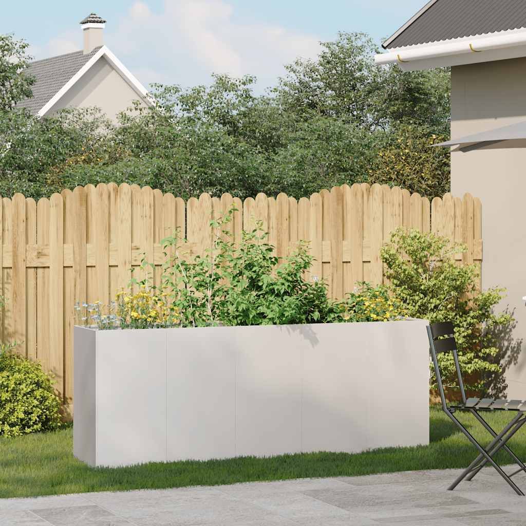 (Design 2026) Pflanzkübel 200x40x80cm Edelstahl - HOMMIE 760901 - Beete