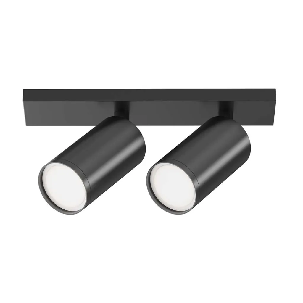 Plafoniera Soffitto Nero Alluminio - Faretti Regolabili Economici