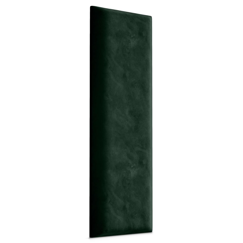A single, dark green upholstered panel shown against a white background.