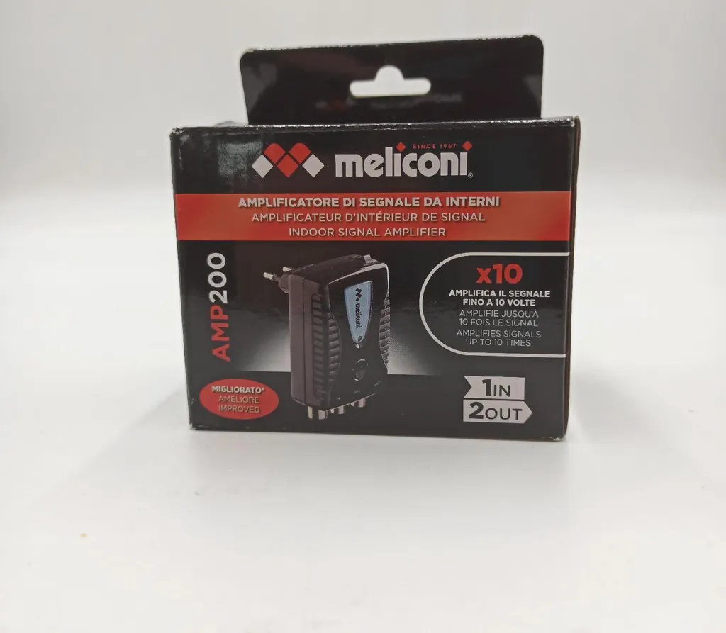 Meliconi AMP 200: Migliora la Qualità Immagine TV 4K Digital Terrestrial - 5