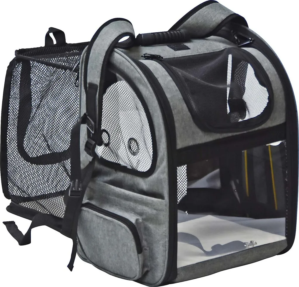 Voyagez sans Stress : Sac à dos Fudajo Extensible pour Chat et Chien 6kg