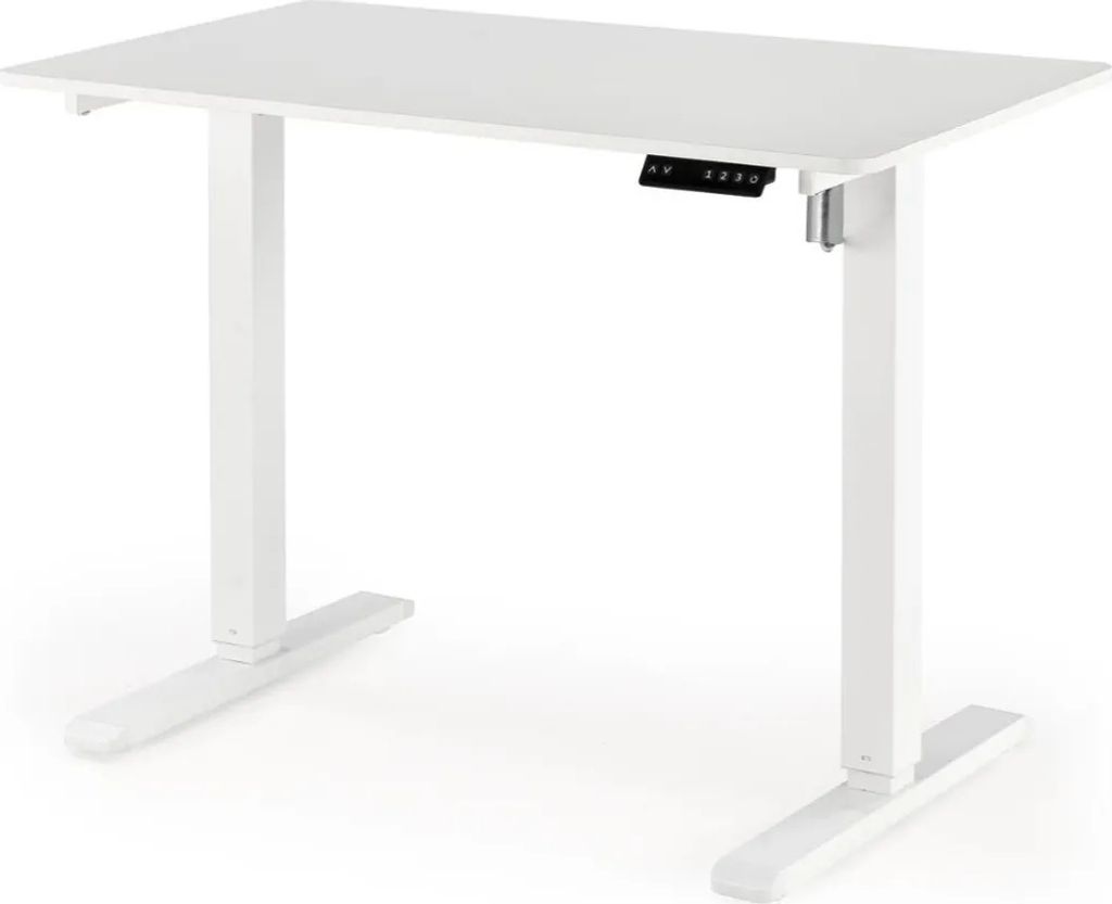 Schreibtisch B53 mit Höhenverstellfunktion, weiß