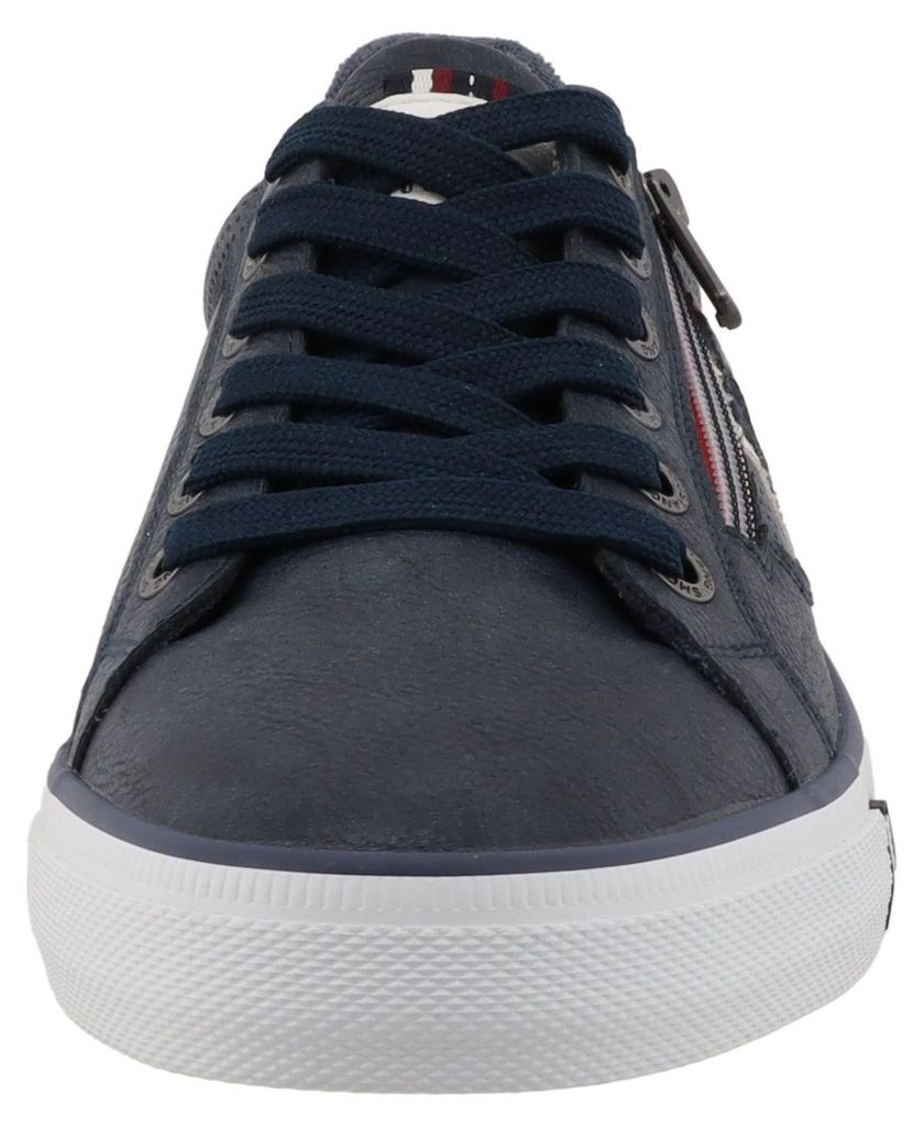 Mustang Herren Sneaker mit dekorativem Reißverschluss 26M0191003, Größe:41 EU, Farbe:Blau