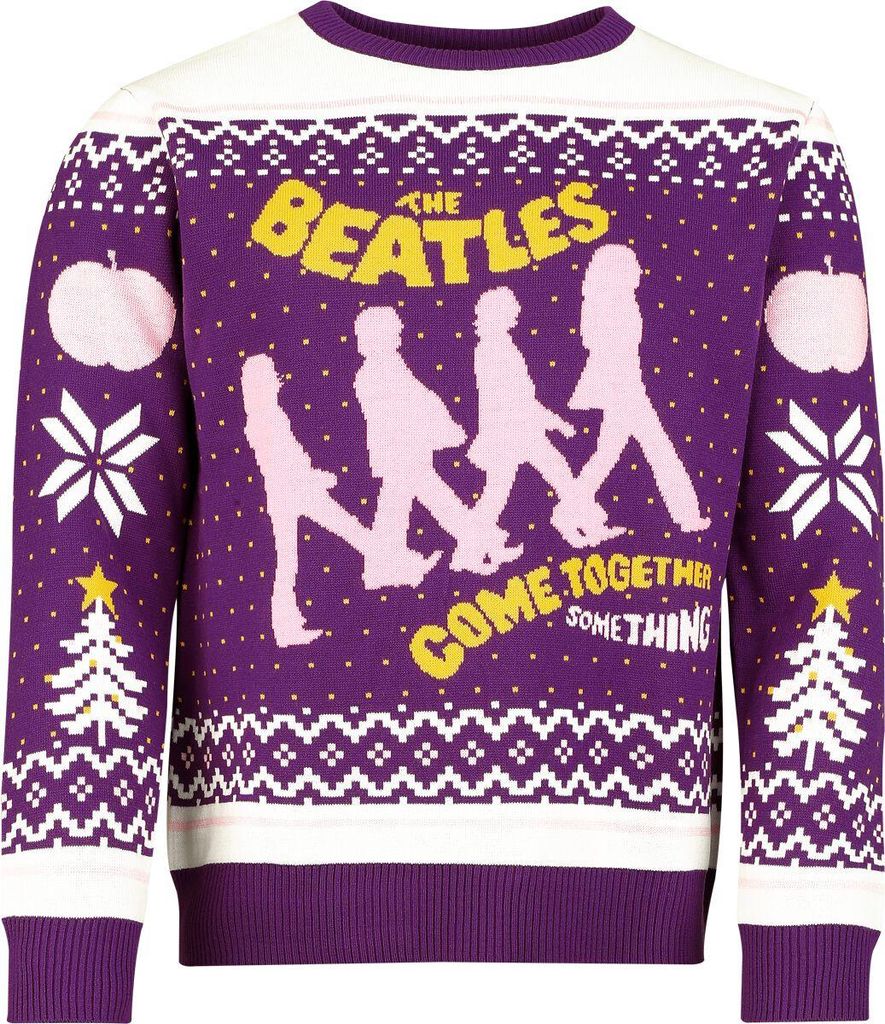 The Beatles Weihnachtspullover Herren Holiday Sweater multicolor 3XL