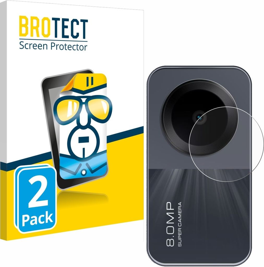 2x Für Xiaomi Redmi Pad SE (NUR Kamera) Schutzfolie BROTECT Displayschutz Display Schutz Folie Klar Transparent