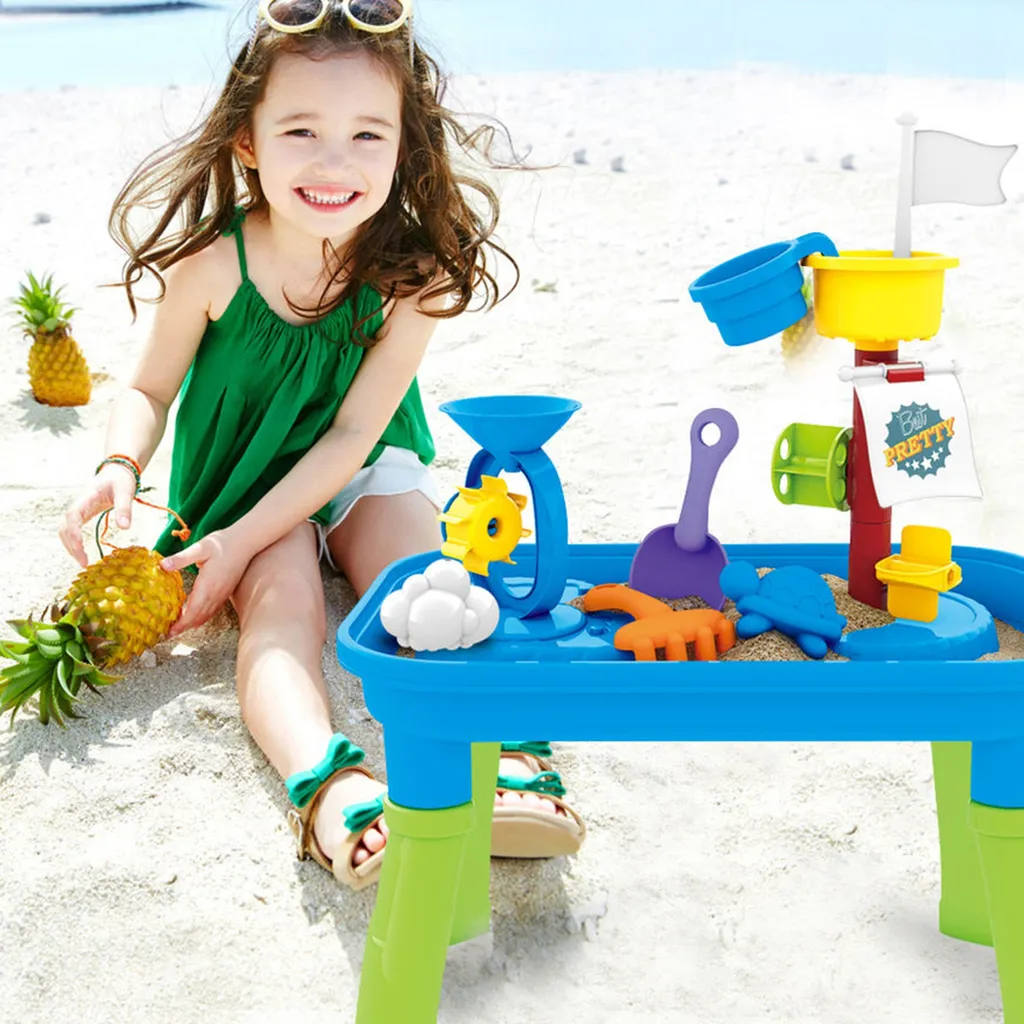 Table à eau Woopie 2 en 1 bac à sable bateau pirate avec 6 accessoires - 4