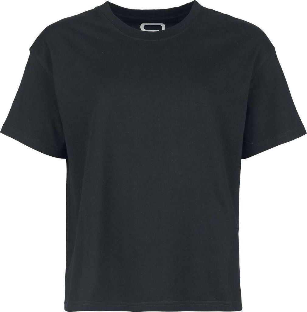 RED by EMP Damen schwarzes T-Shirt mit klassischem Rundhalsausschnitt XXL
