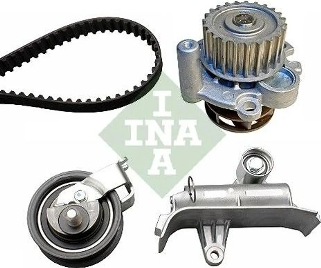 Kit courroie de distribution INA 530006730 avec pompe à eau pour Golf 4