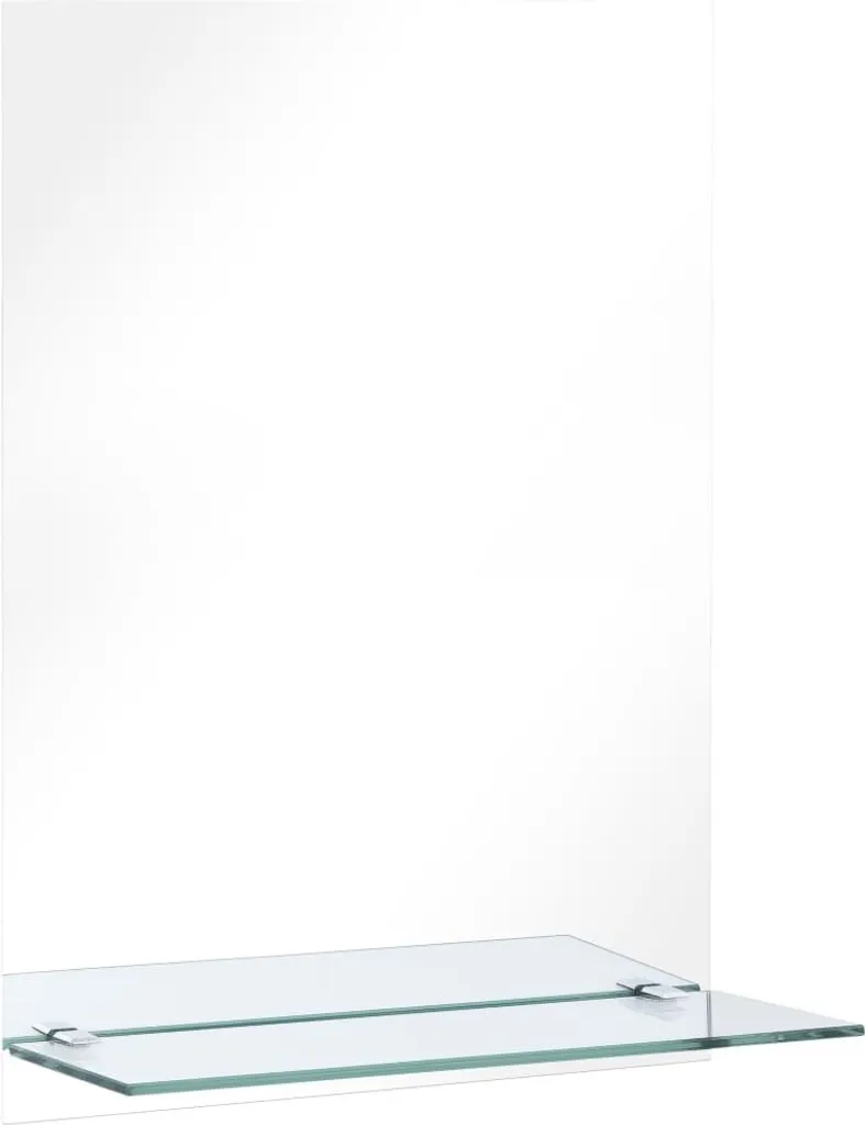 Specchio Bagno 40x60 con Mensola Vetro Temperato | Prezzo Offerta