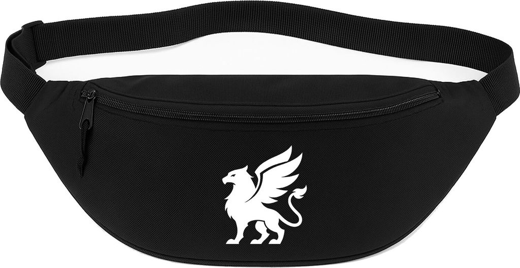 Huuraa Bauchtasche Greif Silhouette 2,5 Liter Black Polyester Crossbody Bag Geschenkidee