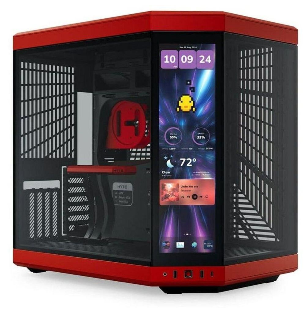 HYTE Y70 Touch Infinite , Tower-Gehäuse, (Tempered Glass x 2)
