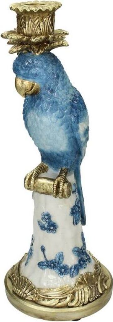 Kerzenhalter mit Blauem Vogel - ↑ 36 cm