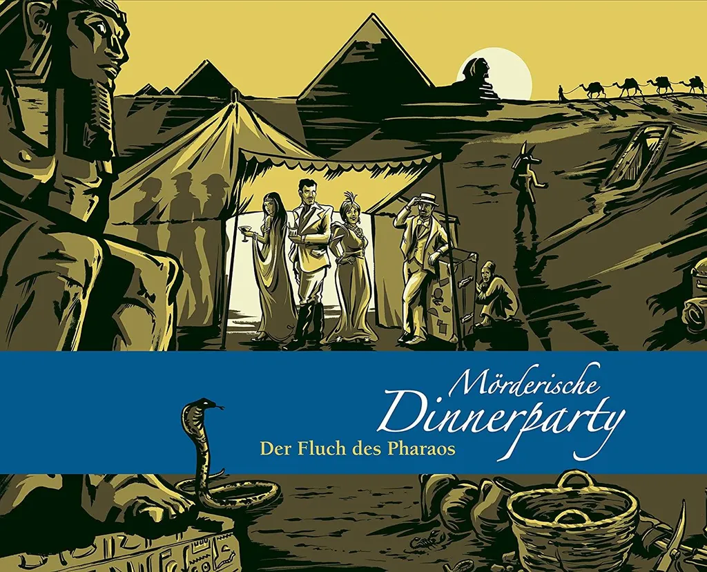 Animez une soirée originale avec le jeu Dîners meurtriers du pharaon