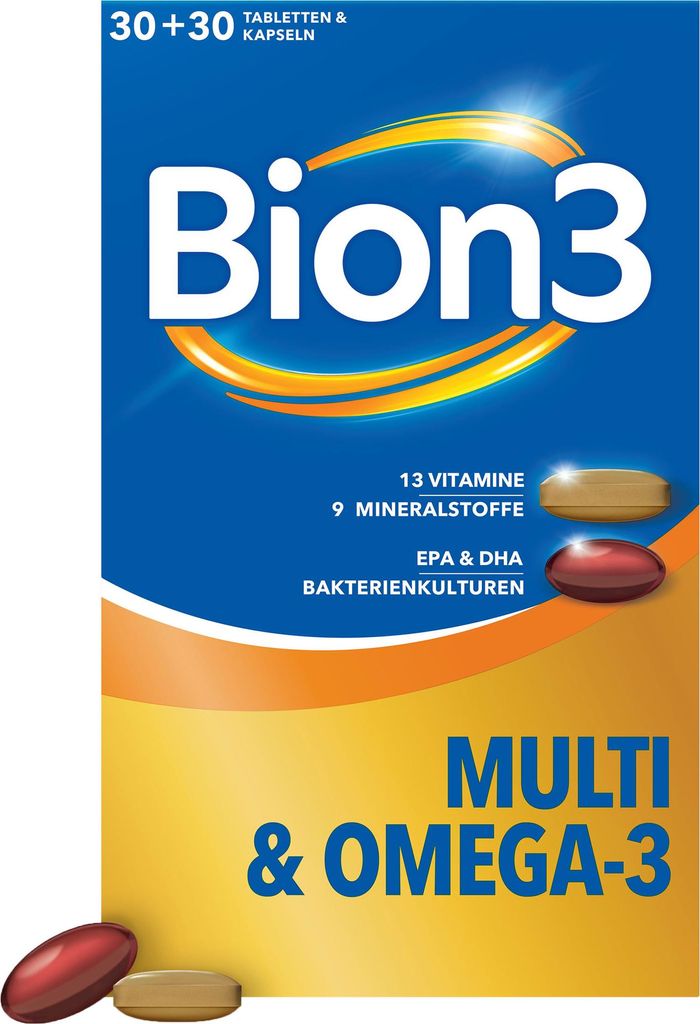 Bion3 Multi & Omega-3 Tabletten und Kapseln mit Produktbild 