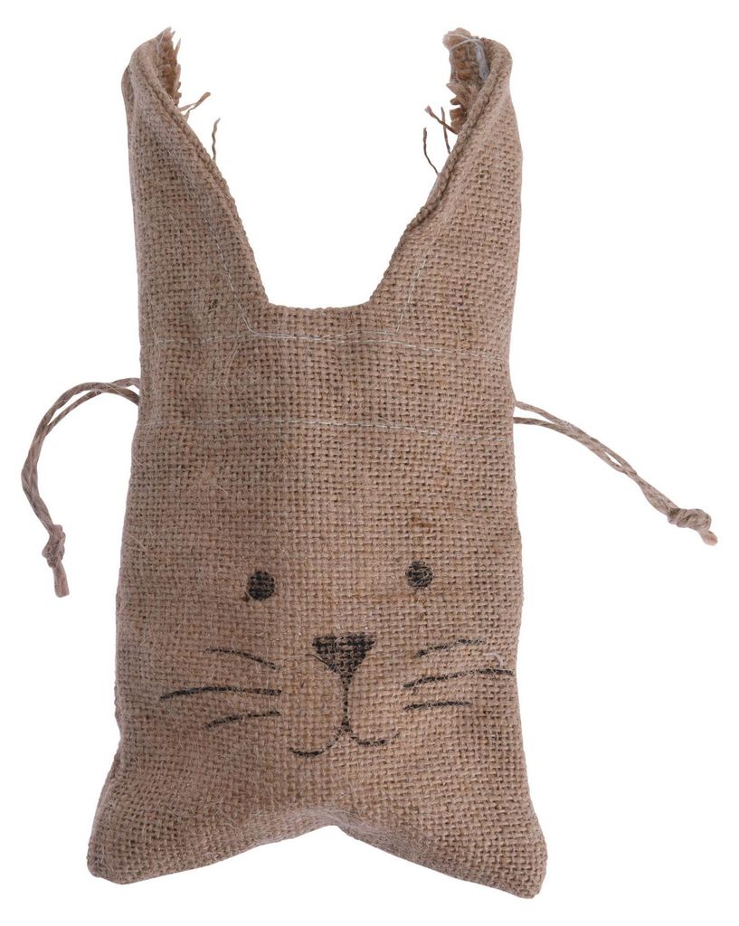 Dekorative Tasche Kaninchen 29cm, dicke Jute