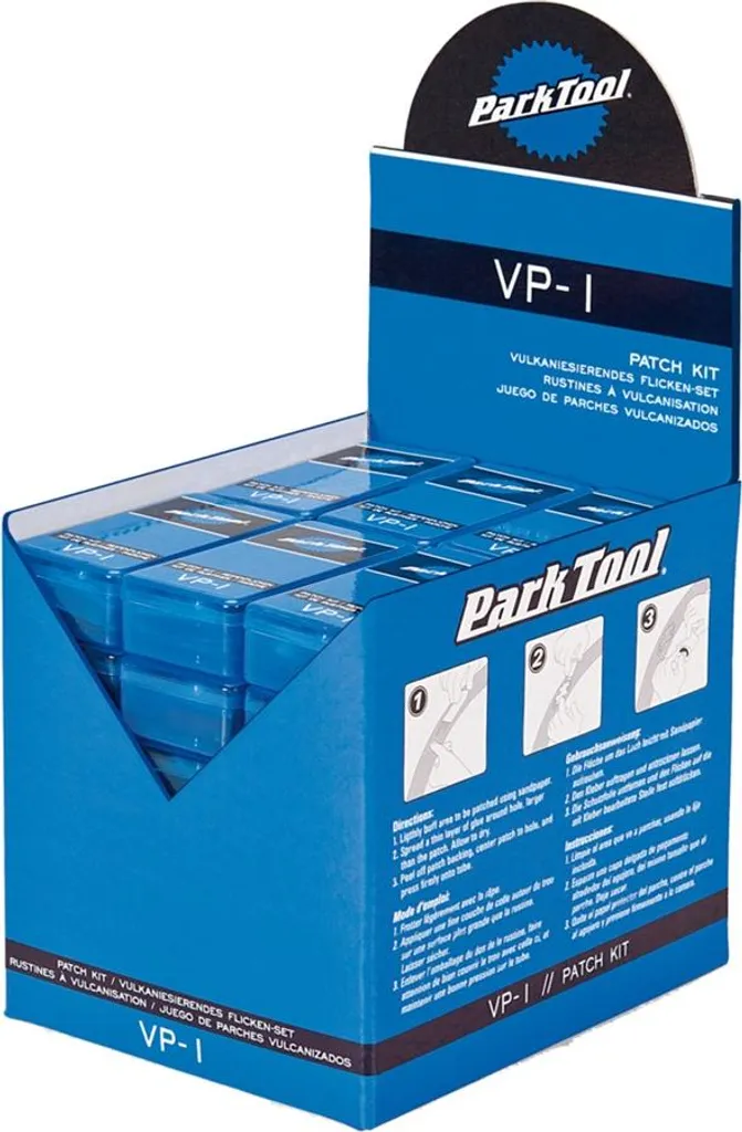 Park Tool VP-1 Patchs de vulcanisation vélo set de 36 unités bleu - 3