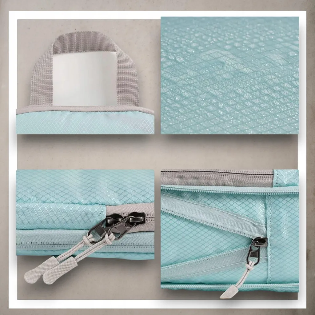 Organizer Valigia per Famiglie - Set 3 Cubi Compressione Anti-Macchia - 5