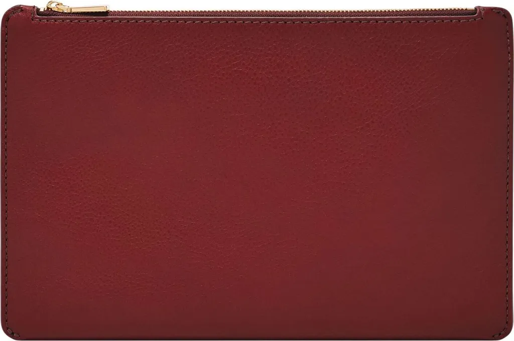 Organiseur de Sac Fossil Pouch Scarlet Bordeaux Idéal pour Voyage