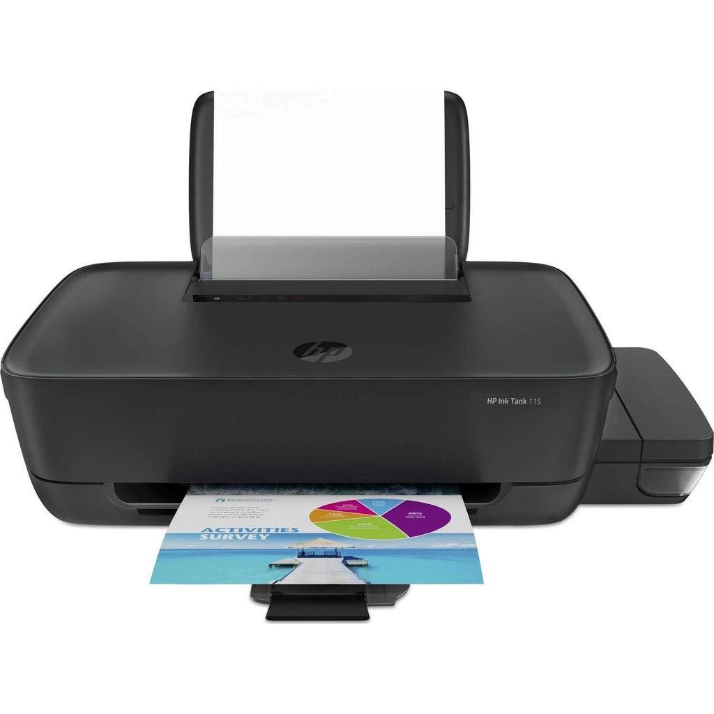 HP Ink Tank 115, 4800 x 1200 DPI, Randloser Druck, Doppelseitiger Druck, Schwarz