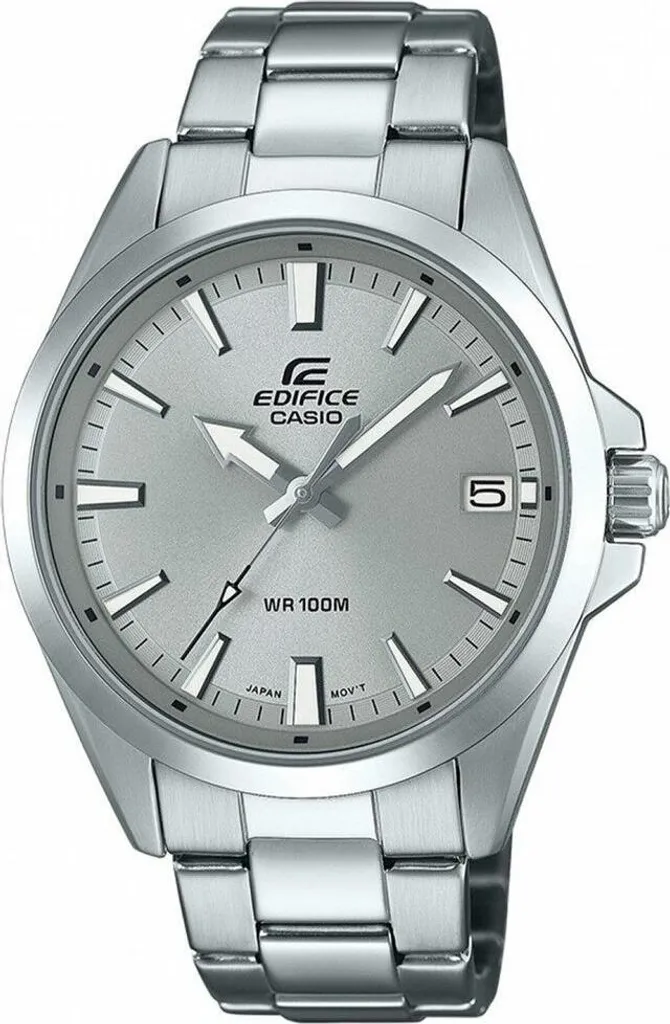 Montre Analogue Homme Casio en Métal Argenté - Style Sport et Classique