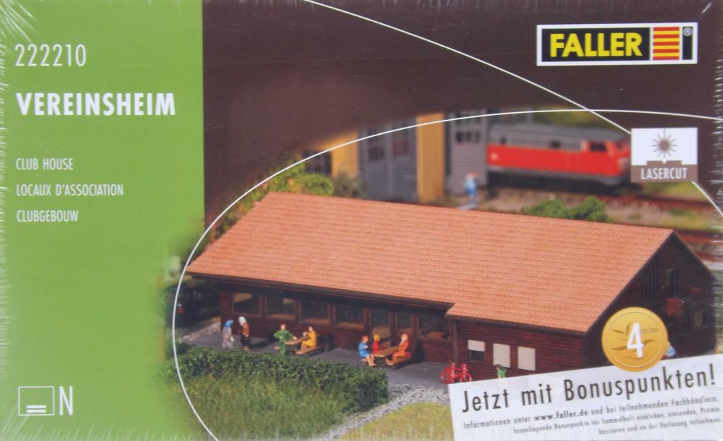 Faller 222210 Vereinsheim Spur N in