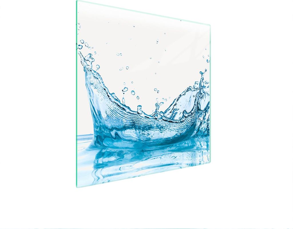 Glasschutzplatte Für Herd 50X52 Wasser