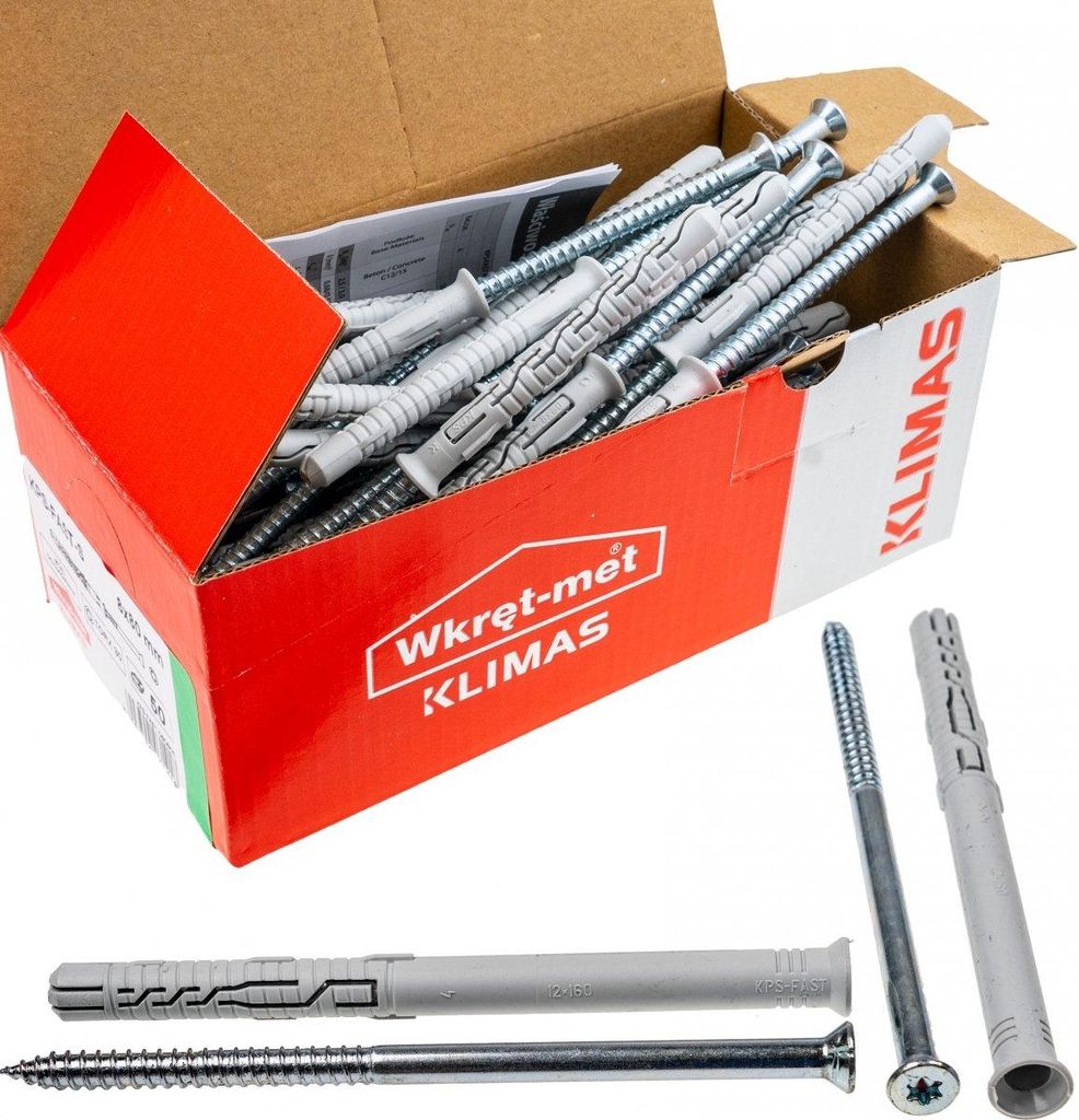 Kołek ramowy rozporowy 12x160 STOŻEK TX torx 25szt Zdjęcie produktu 