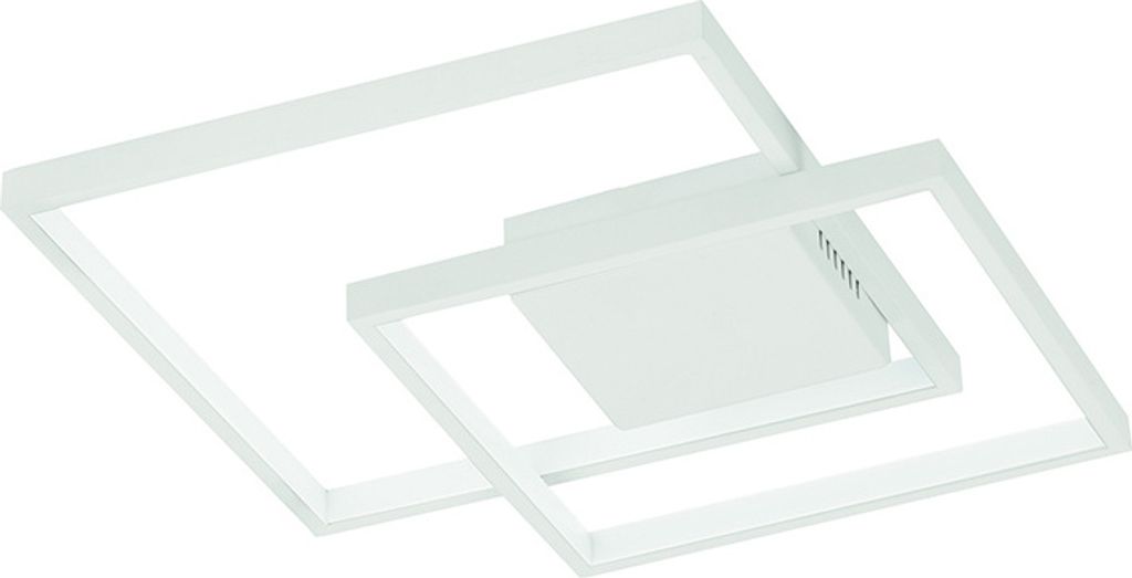Nova Luce PORTO LED Deckenleuchte Weiß 30W Warmweiss 42,5x42,5x6cm dimmbar 9364036