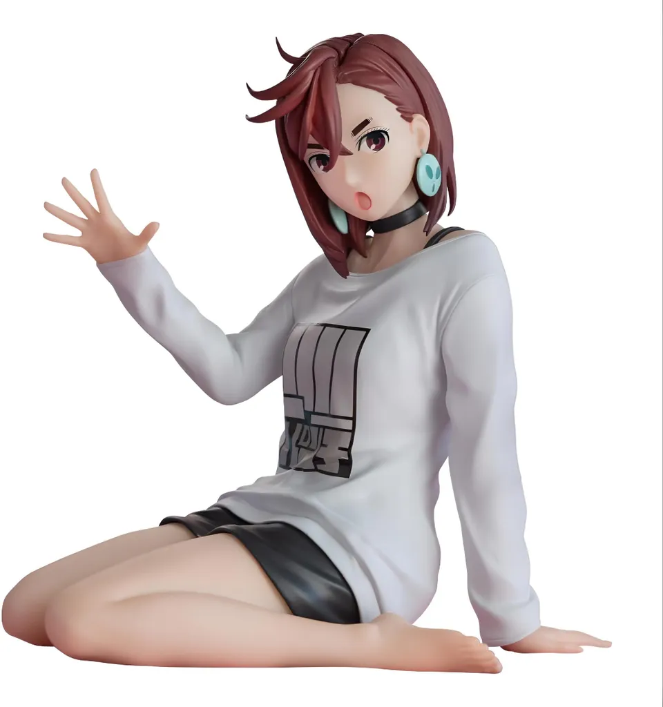 Figurine Momo Dandadan Relax Time 10 cm - Statue de Collection en PVC