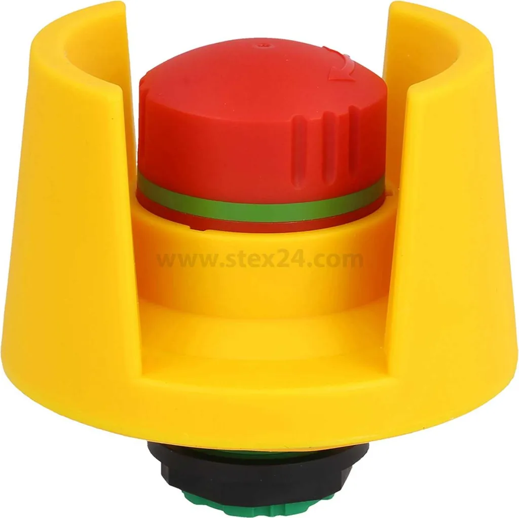Georg Schlegel QUARTEX-R Bouton d'Arrêt d'Urgence Rond avec Montage 22mm