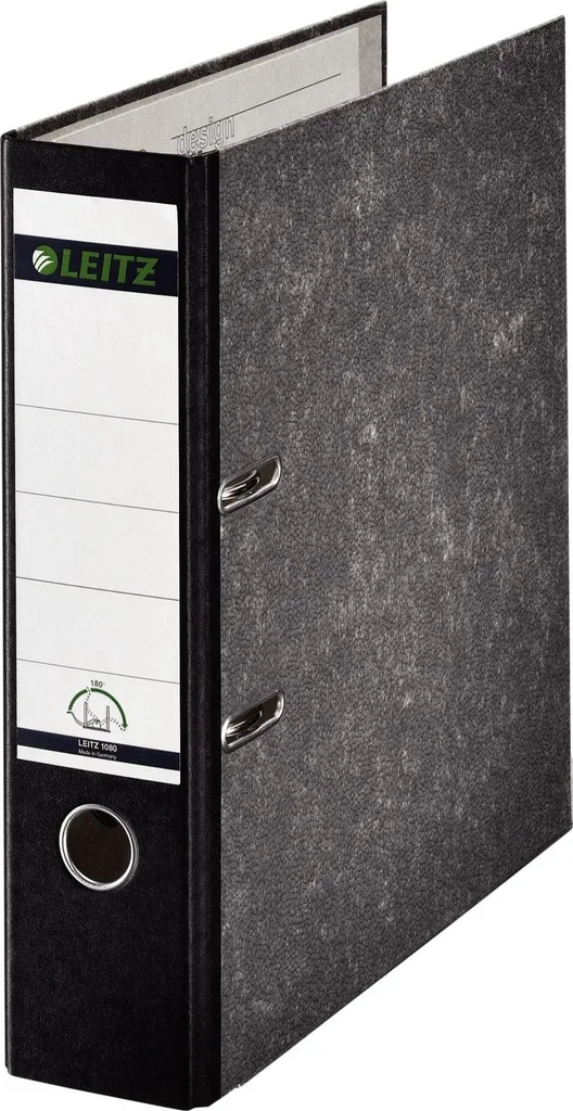 Classeur Noir Leitz 1082 Dos 80mm : Solution d'Archivage A4 - Lot de 20